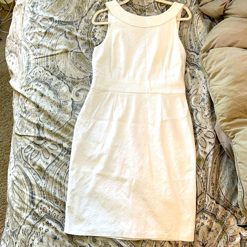 WHBM white dress